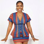 Handmade Aso Oke skirt and top set, Yoruba women's clothing